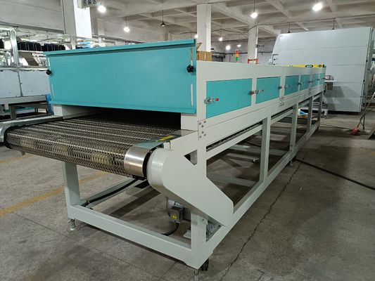 نظام تجفيف بالأشعة تحت الحمراء عالي الكفاءة. حل تجفيف مخصص لتصنيع الخلية والطلاء في لوحات البناء.