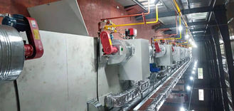  Heavy-duty 28m Natural Gas Drying Line 24kw For Pulp Molding Package