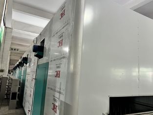 خط إنتاج آلة تجفيف صناعية مدمجة تعمل بالغاز الطبيعي بطول 28 مترًا للإنتاج على نطاق واسع