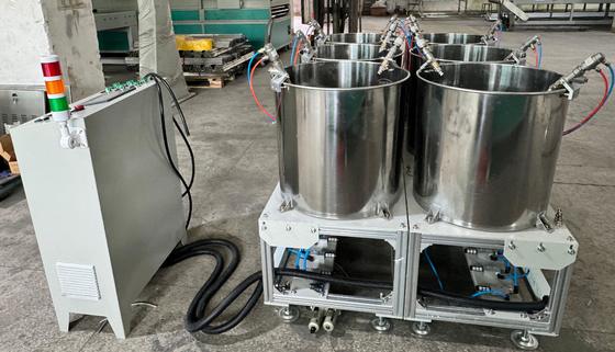 آلة طلاء دوارة مدمجة ومتعددة الوظائف لطلاء منتجات القوالب اللبية لتغليف المواد الغذائية