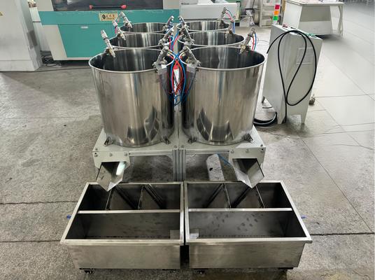 آلة طلاء دوارة مدمجة ومتعددة الوظائف لطلاء منتجات القوالب اللبية لتغليف المواد الغذائية