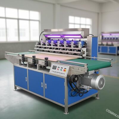 9KW 850mm ارتفاع الخشب آلة طلاء الأسطوانة بالأشعة فوق البنفسجية مع المحرك