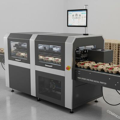 طابعة رقمية عالية السرعة ذات مرور واحد للطباعة الداخلية عالية الدقة على العبوات المصنوعة من الخلية