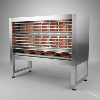 آلة تجفيف الأشعة تحت الحمراء الفولاذ المقاوم للصدأ أنبوب مصباح أنبوب حرارة الطاقة الغاز كرتون