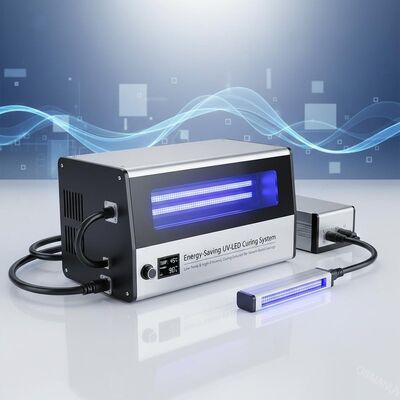 نظام تدفئة UV-LED توفير الطاقة. حل تدفئة منخفض الأجل وذو كفاءة عالية للطلاء القائم على المذيب.