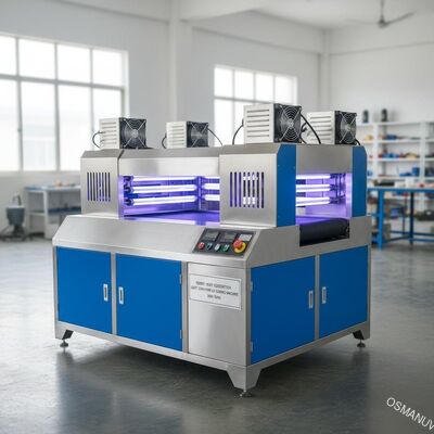 ISO9001 تبديد الحرارة ضوء ناقل الأشعة فوق البنفسجية آلة علاج 380V 50HZ