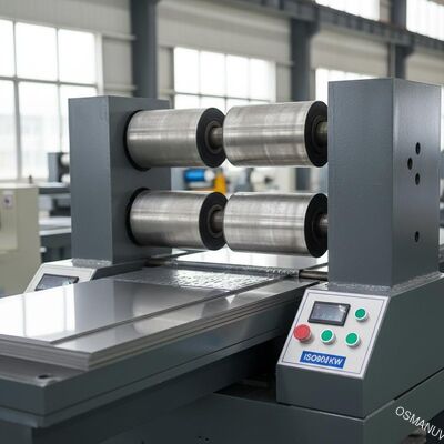 معدات طلاء الأسطوانة ISO9001 5KW مع صفيحة فولاذية 1.5 مم