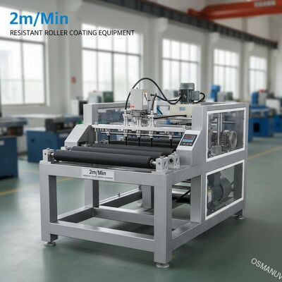 2m / Min معدات طلاء الأسطوانة المقاومة 300mm طول بالقطع