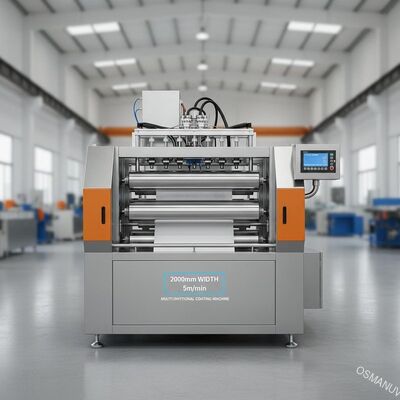 2000mm عرض 5m / Min آلة طلاء متعددة الوظائف 3 بكرات