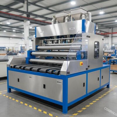 ISO9001 عرض 1320mm البلاستيك آلة طلاء ثلاث لفات
