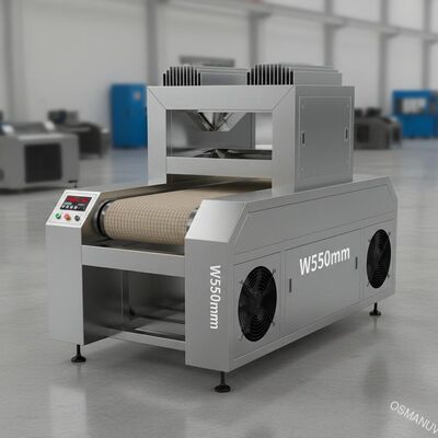 6.8KW W550mm الحزام الناقل UV علاج آلة نظام تبريد الهواء
