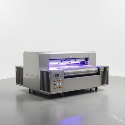 18KW 1.5mm سميكة آلة معالجة الأرضيات مع حزام شبكة تفلون