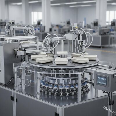 خط إنتاج الطلاء الدوار القاعدة الفراغ الامتصاص لبولب صبغة الدوران