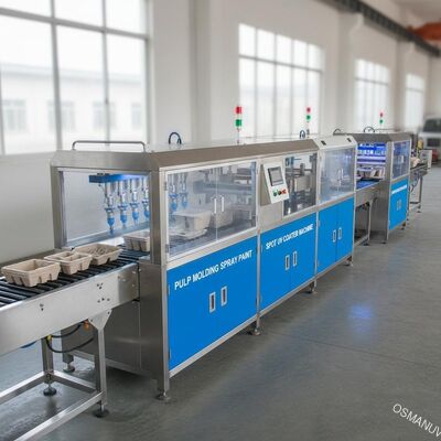 خط إنتاج طلاء بخاخ صب اللب ، آلة طلاء الأشعة فوق البنفسجية الموضعية 380V 50HZ