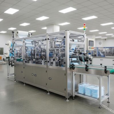 ISO9001 20KW قناع الوجه الجراحي ماكينة / خط إنتاج القناع الجراحي