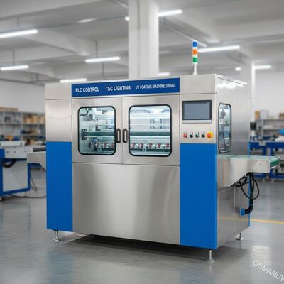 PLC Control Tec Lighting آلة طلاء بالأشعة فوق البنفسجية 380VAC