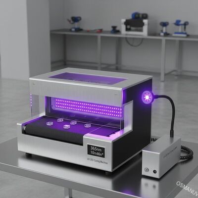 365nm 10m / Min UV LED آلة علاج ، نظام معالجة بقعة UV بقيادة الولايات المتحدة