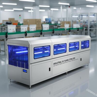 Industrial UV Tunnel Sterilizer for Conveyor Lines – High-Throughput Surface Disinfection for Packaging, Food, Medical Devices