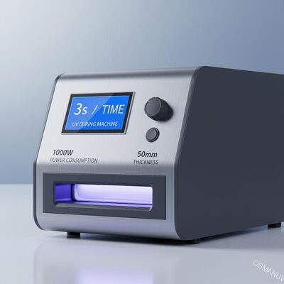 3s / Time آلة تصفية الأشعة فوق البنفسجية 1000W استهلاك الطاقة 50mm سمك