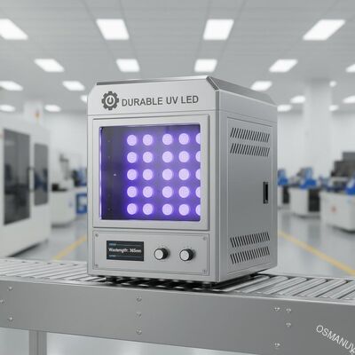 آلة تصفية UV LED دائمة لخط الإنتاج - طول الموجة 365nm 300mm*300mm*400mm