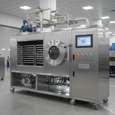 PLC 50KW جهاز تجفيف الفراغات الميكروويفية الفراغية الكفاءة 380 فولت