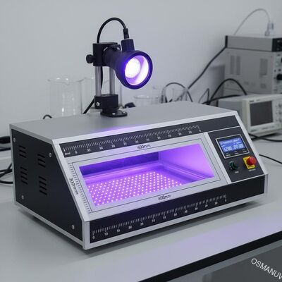 مصباح فوق البنفسجي 365nm وطول موجة آلة معالجة فوق البنفسجية 365nm مع منطقة معالجة 300mm * 400mm