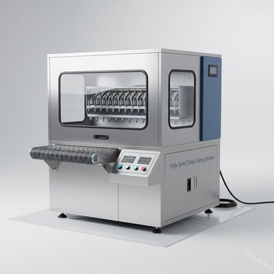 آلة طلاء الرذاذ عالية السرعة AC220V/50HZ إمدادات الطاقة 0-3m/min السرعة