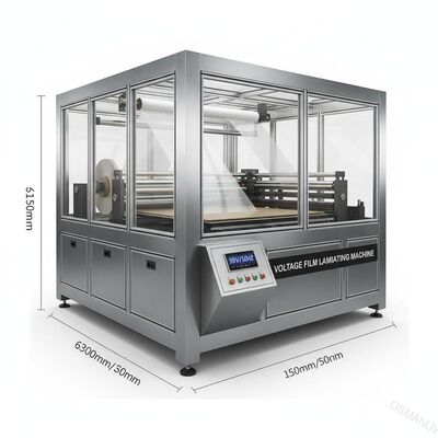طائرة من الورق أو البلاستيك أو الزجاج 360-410V / 50HZ مشغل لفيلم التلفزيونية مع 6300 * 1550 * 1200mm الأبعاد الكلية