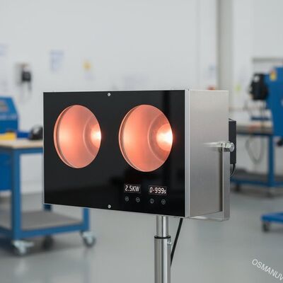 2.5KW استهلاك الطاقة مجففات الأشعة تحت الحمراء مع 0-999s وقت التسخين
