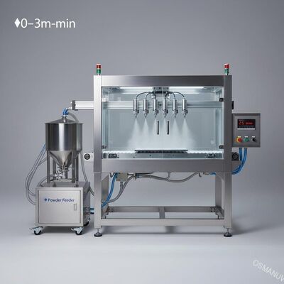 0-3m/min سرعة الطلاء نظام الطلاء بالرش مع طلاء مادة مسحوق