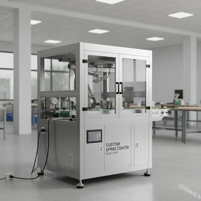 آلة طلاء الرذاذ المخصصة بأبعاد وإمدادات الطاقة من AC220V / 50HZ