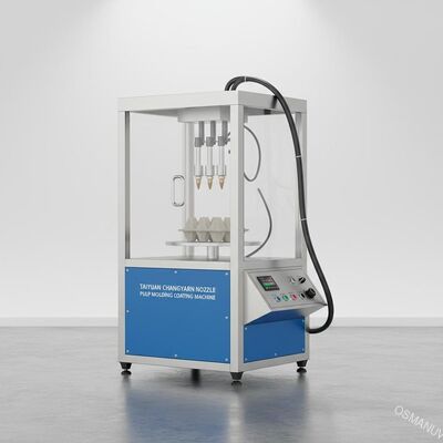 Taiyuan Changyuan فوهة المستخدمة الخضروات صناعة طلاء آلة مع 110kg الوزن و 400 * 400 * 500 مم غرفة رذاذ