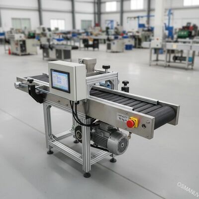 آلة الحزام الناقلة ذات المحرك الخادم مع قدرة تحكم PLC 50kg / H