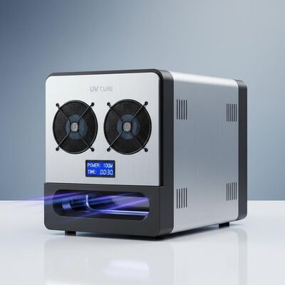 طريقة التبريد تبريد الهواء آلة التجفيف UV LED 100W لعملية التجفيف السريعة