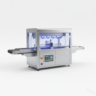 آلة تصفية الأشعة فوق البنفسجية بتحكم PLC 0.2-50mm سمك التصفية 500mm*600mm*1000mm الأبعاد