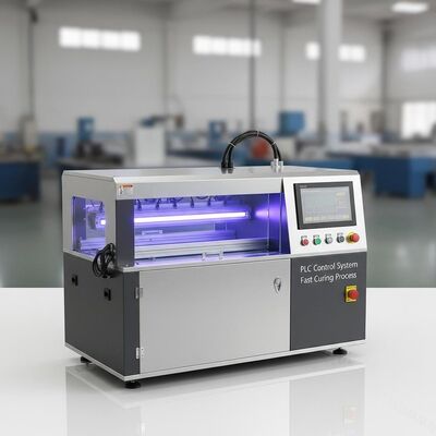 نظام التحكم في PLC آلة تثبيت الأشعة فوق البنفسجية لعملية تثبيت سريعة