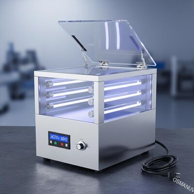 AC220V 50HZ إمدادات الطاقة آلة تبرئة الأشعة فوق البنفسجية لمنتجات الفولاذ المقاوم للصدأ