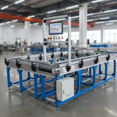 نظام نقل الحزام التلقائي للكفاءة التشغيلية مع نظام التحكم في PLC
