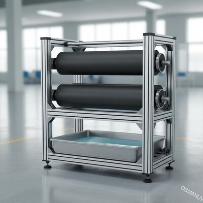 عرض الطلاء الأقصى 1000mm معدات طلاء العجلات مع قطر العجلات 200-400mm
