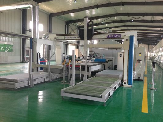 MDF Board 388kw Uv ضوء علاج طلاء بخاخ آلة التحكم PLC لوحة سيليكات الكالسيوم