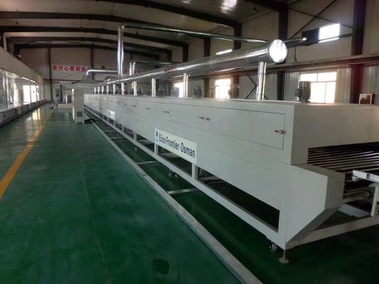 MDF Board 388kw Uv ضوء علاج طلاء بخاخ آلة التحكم PLC لوحة سيليكات الكالسيوم