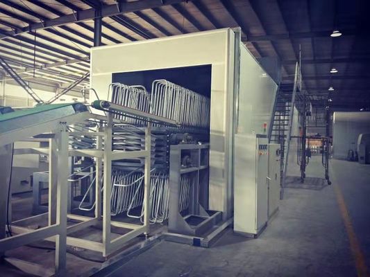 فرن التجفيف العمودي الغاز الطبيعي ماكس 80 درجة 2500mm للصفائح لوح الأثاث