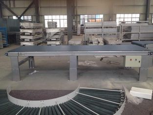 PVC 0.75KW 1320mm عرض آلة الحزام الناقل للأثاث لوحة