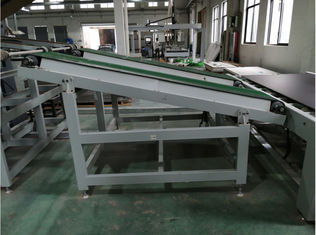 PVC 0.75KW 1320mm عرض آلة الحزام الناقل للأثاث لوحة