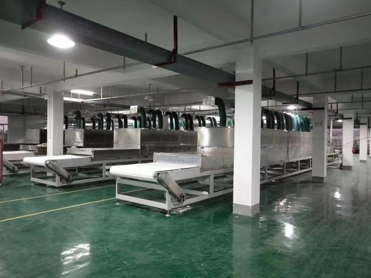 1-10T/h سعة معدات التجفيف الفراغية الميكروويف - 380V الجهد