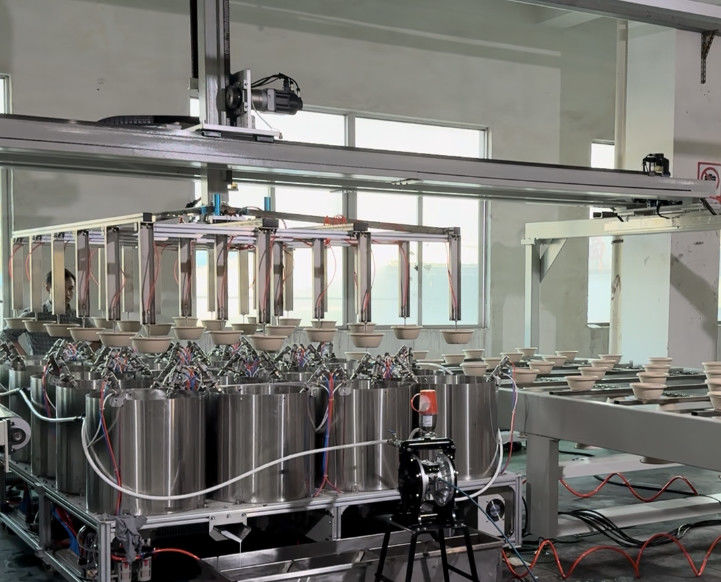 Industrial Waterproof, Oil-Proof, Anti-Adhesion & Heat-Resistant Coating Line for Pulp Molded Packaging - Heavy-Duty Production Solution