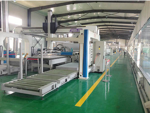 MDF Board 388kw Uv ضوء علاج طلاء بخاخ آلة التحكم PLC لوحة سيليكات الكالسيوم