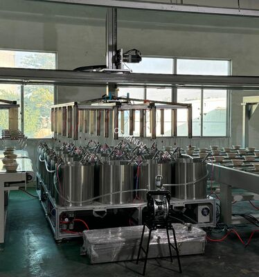 Automatic Multi-Station Spin Coating Machine for Pulp Molding with Customizable Coating Thickness & Robotic Material Handling