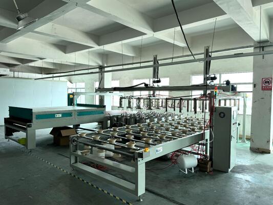 24-Station High-Speed Spin Coating Line for Pulp Molded Packaging