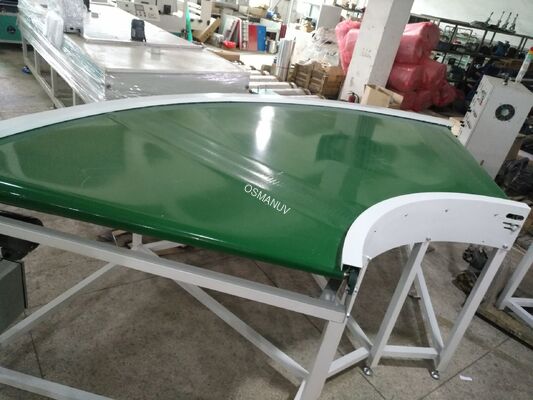 10m/Min 180Degree Turning Conveyor Belt Machine / Conveyor Belt Vulcanizing Machine